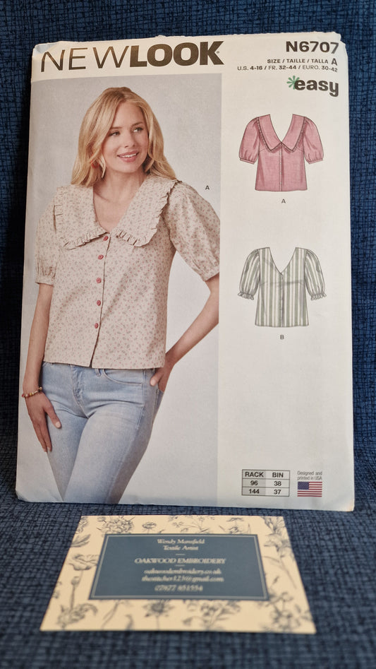 Dressmaking Pattern - New Look N 6707 - Size 4-16