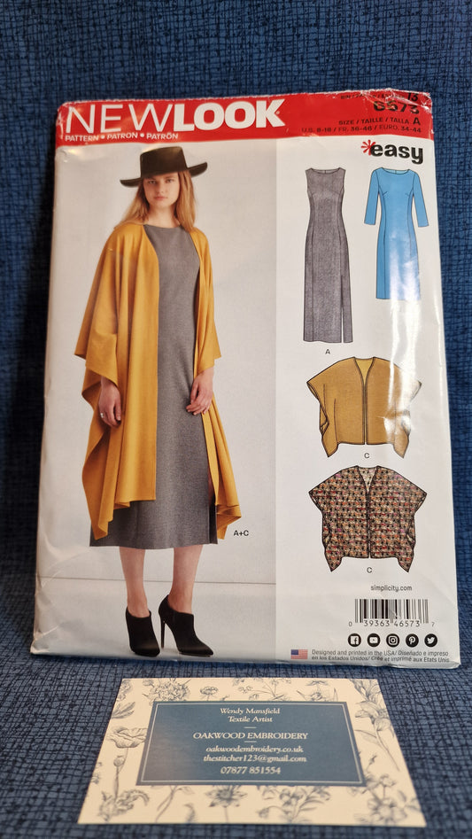 Dressmaking Pattern - New Look N 6573 - Size 8-18