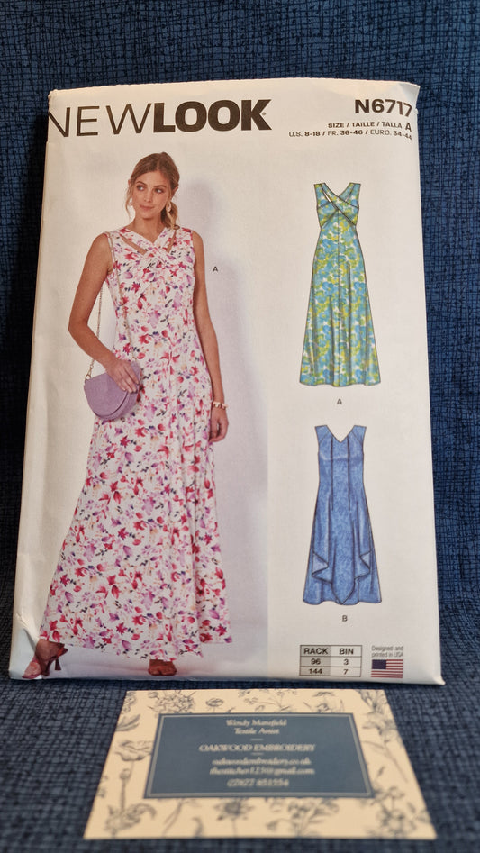 Dressmaking Pattern - New Look N 6717 - Size 8-18