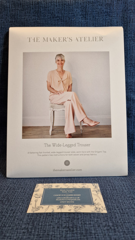 Dressmaking Pattern - The Maker's Atelier - The Wide-Legged Trouser