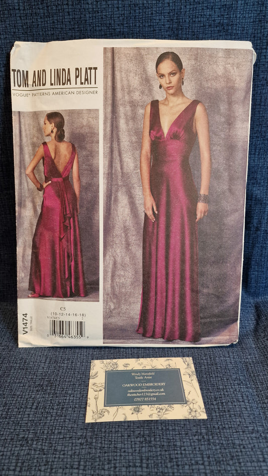 Dressmaking Pattern - Vogue V1474 - Size 10-18