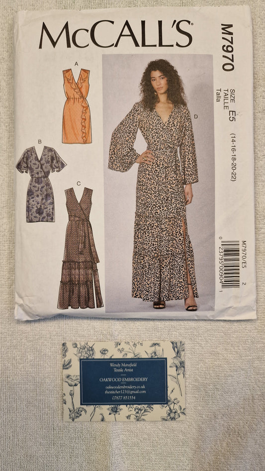 Dressmaking Pattern - McCall's - M7970 - Sizes 14-22