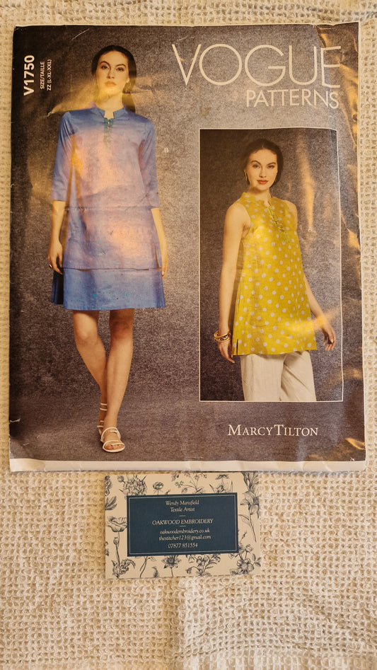 Dressmaking Pattern - Vogue V1750 - Marcy Tilton - Size L-XXL