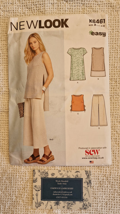 Dressmaking Pattern - New Look K 6461 - Size 6-18