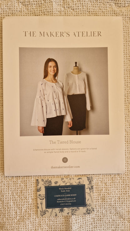 Dressmaking Pattern - The Maker's Atelier - The Tiered Blouse - Size 4-22