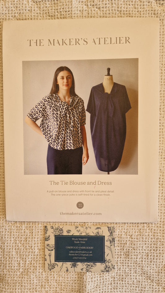 Dressmaking Pattern - The Maker's Atelier - The Tie Blouse and Dress - Size 4-22