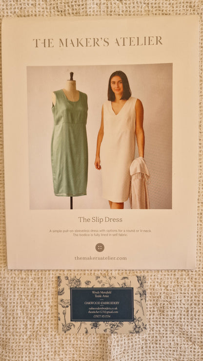 Dressmaking Pattern - The Maker's Atelier - The Slip Dress - Size 4-22