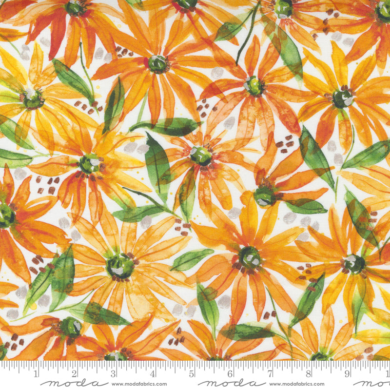 Fresh As A Daisy fabric fat outlet quarter bundle from Create Joy Project for Moda