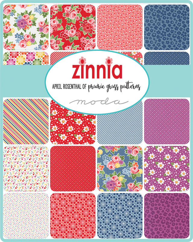 Jelly Roll - Zinnia - Moda Fabric Code 24130JR