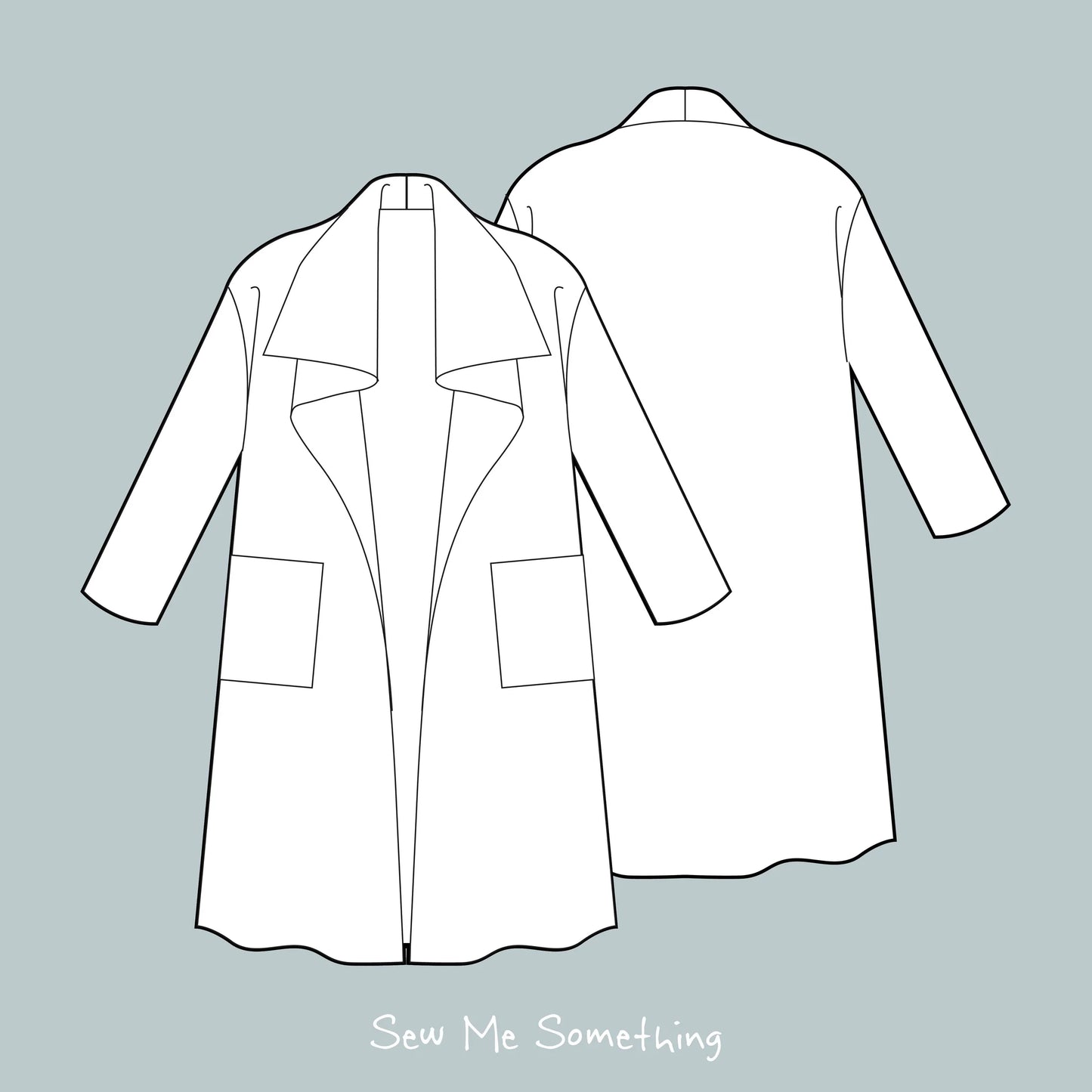 Sew Me Something Bianca Coat Sewing Pattern (XS-XL)