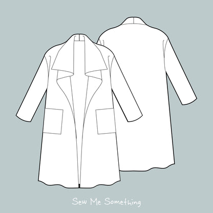 Sew Me Something Bianca Coat Sewing Pattern (XS-XL)