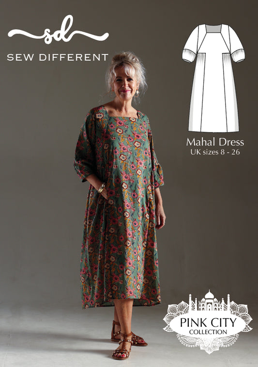 Sew Different - Mahal Dress (Pink City Collection) - UK Size 8-26 Dressmaking Pattern