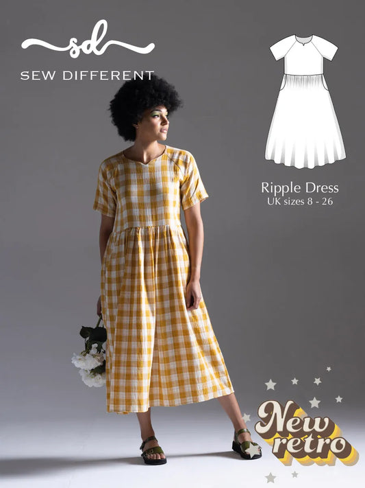 Sew Different - Ripple Dress New Retro - UK Size 8-26 Dressmaking Pattern