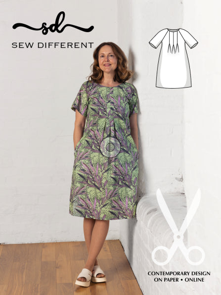 Sew Different -  Triple Tuck Smock - UK Size 8-26 Dressmaking Pattern